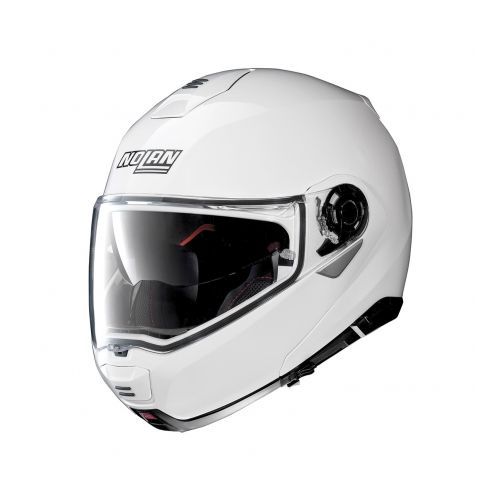 Casque Moto Modulable NOLAN - N100 5 Classic n-Com Metal White