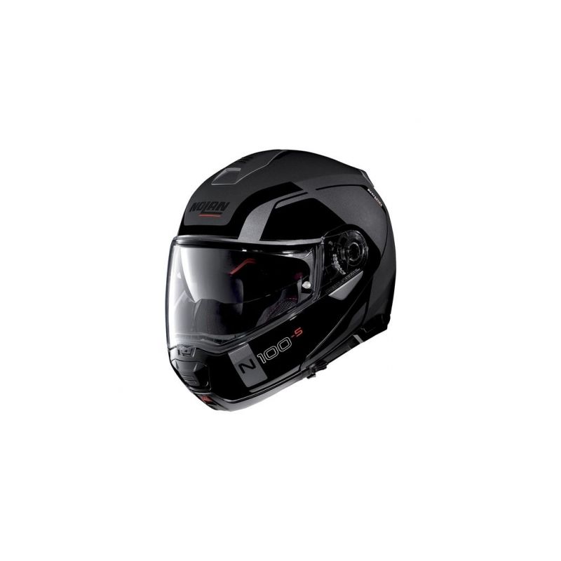 Casque Moto Modulable NOLAN - N100 5 Consistency n-Com Flat Lava Grey