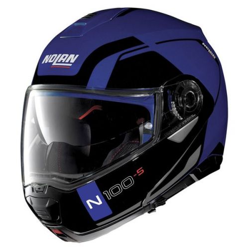 Casque Moto Modulable NOLAN - N100 5 Consistency n-Com Flat Cayman Blue