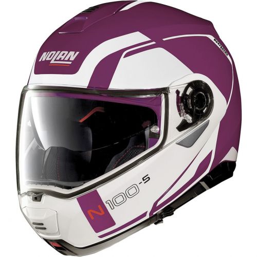 Casque Moto Modulable NOLAN - N100 5 Consistency n-Com Fuchsia Kiss