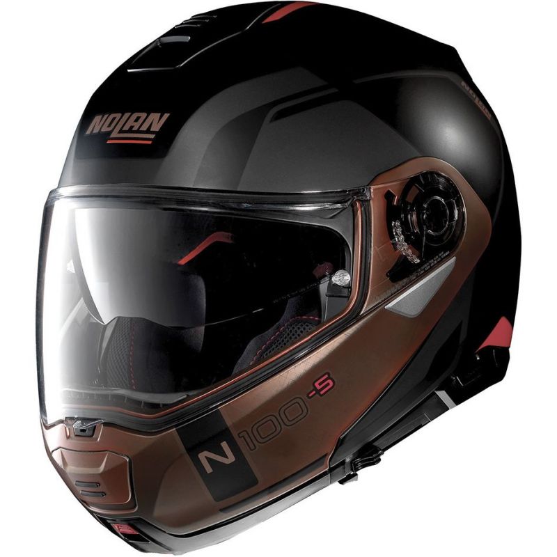 Casque Moto Modulable NOLAN - N100 5 Consistency n-Com EX Flat Black/Copper