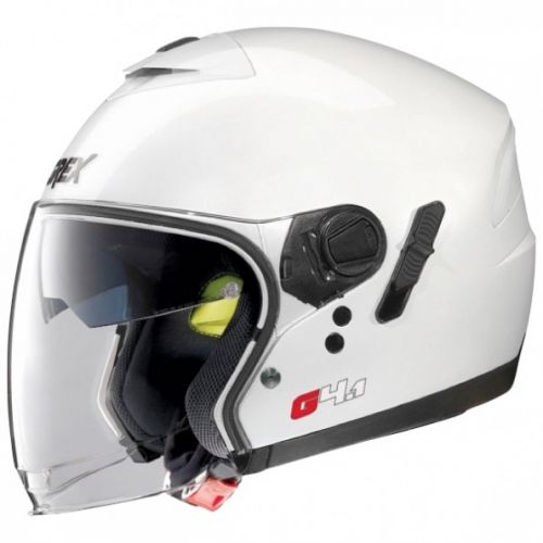 Casque Moto Jet NOLAN - G4.1 Kinetic Metal White