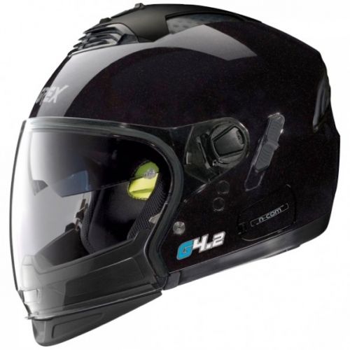 Casque Moto Jet NOLAN - G4.2 Pro Kinetic n-Com Metal Black