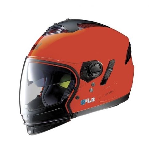 Casque Moto Jet NOLAN - G4.2 Pro Kinetic n-Com EX Corsa Red