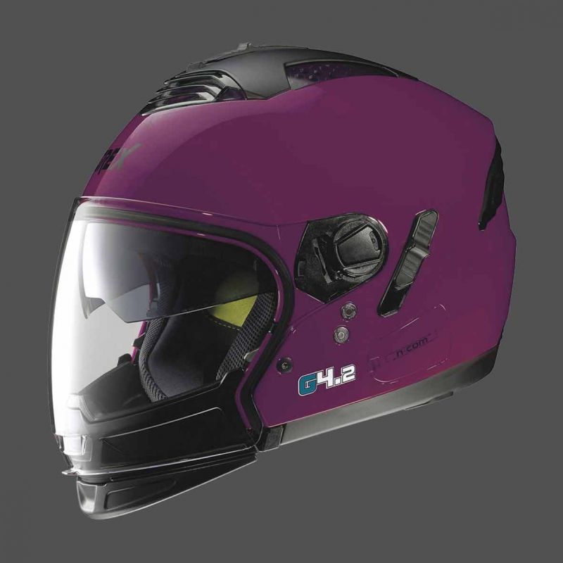 Casque Moto Jet NOLAN - G4.2 Pro Kinetic n-Com EX Fuchsia Kiss