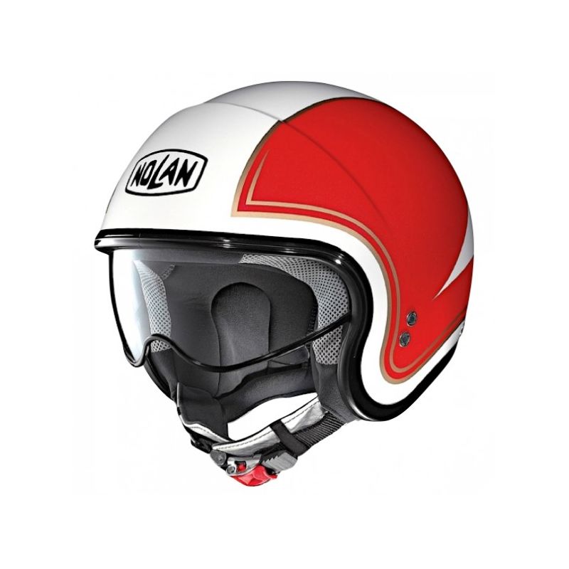 Casque Moto Jet NOLAN - N21 Tricolore Metal White