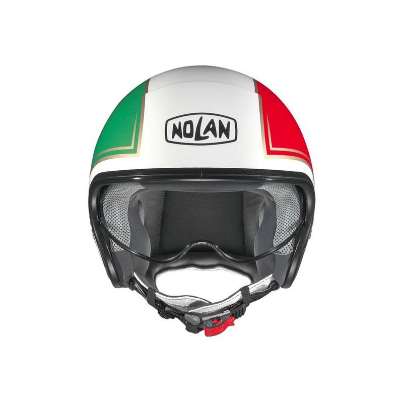 Casque Moto Jet NOLAN - N21 Tricolore Metal White