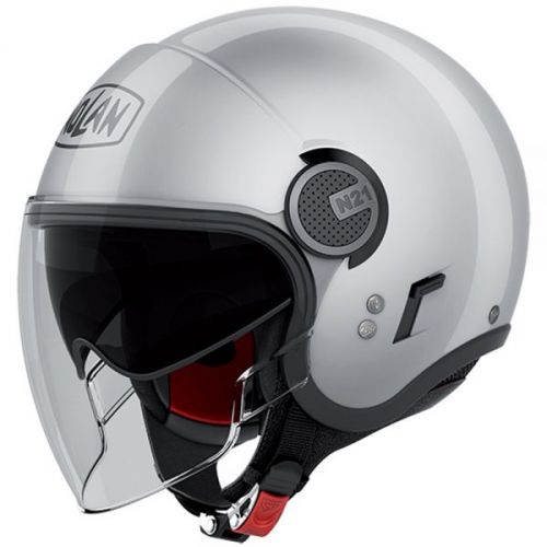 Casque Moto Jet NOLAN - N21 VISOR Classic Platinum Silver