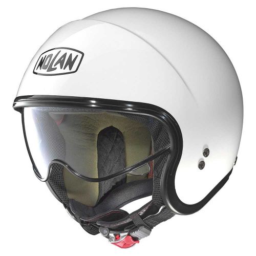 Casque Moto Jet NOLAN - N21 VISOR Classic Metal White