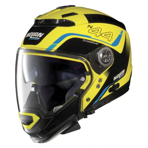 Casque Moto Jet NOLAN - N44EVO Viewpoint n-Com Led Yellow