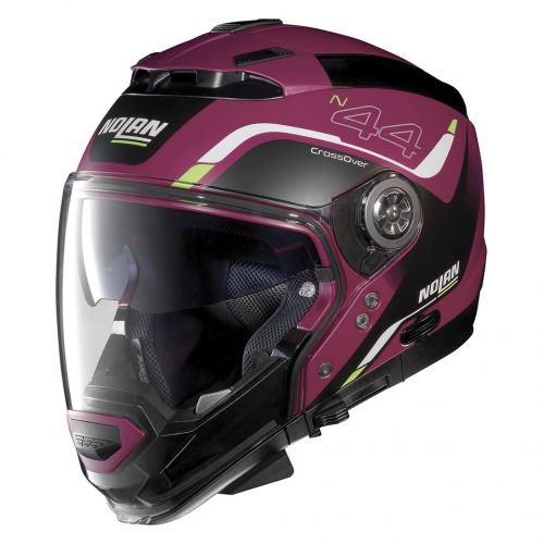 Casque Moto Jet NOLAN - N44EVO Viewpoint n-Com Fuchsia Kiss