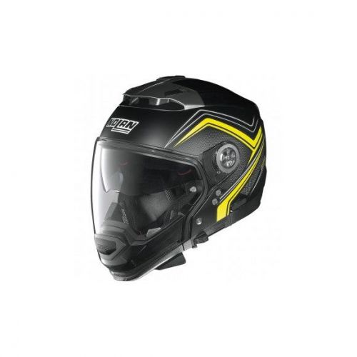 Casque Moto Jet NOLAN - N44 EVO Como N-Com Flat Black/Yellow