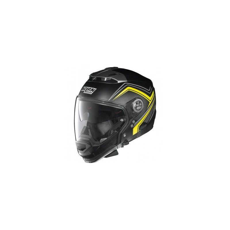 Casque Moto Jet NOLAN - N44 EVO Como N-Com Flat Black/Yellow