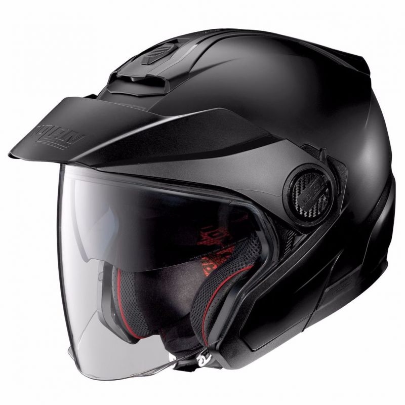 Casque Moto Jet NOLAN - N40 5 Classic n-Com Flat Black