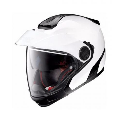 Casque Moto Jet NOLAN - N40 5 GT Classic n-Com Metal White