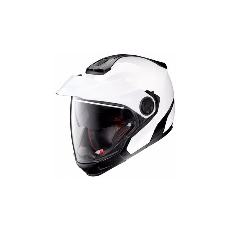 Casque Moto Jet NOLAN - N40 5 GT Classic n-Com Metal White