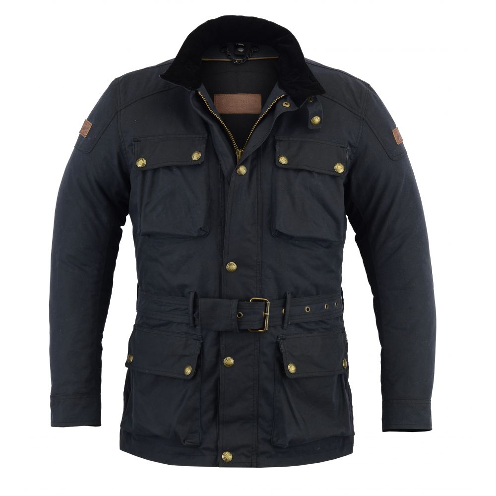 manteau coton huilé homme