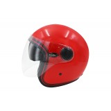 Casque Jet MÂRKÖ Boreal Rouge à bandes